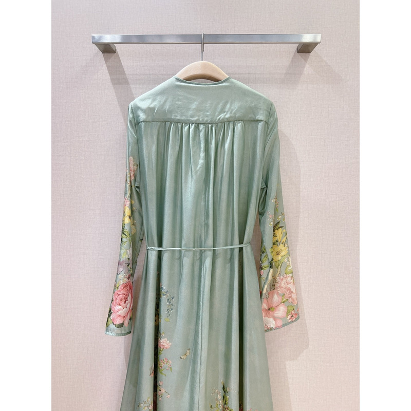 Zimmermann Dresses In Sage Floral