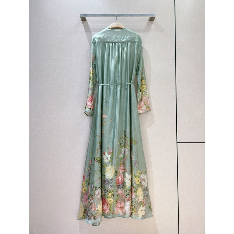Zimmermann Dresses In Sage Floral