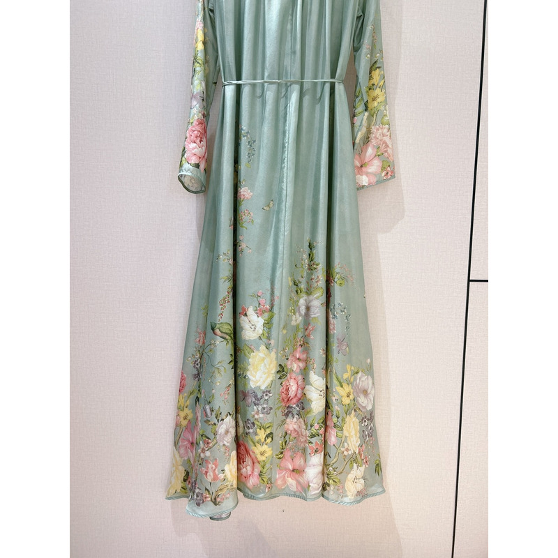 Zimmermann Dresses In Sage Floral