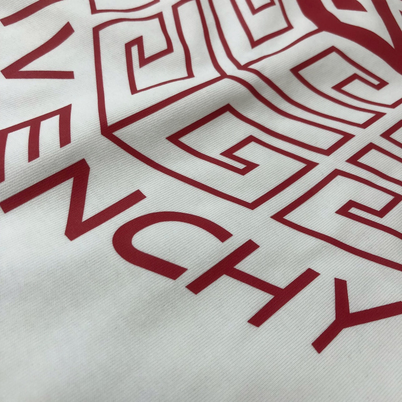 Givenchy Printed Logo T-Shirt Cotton White