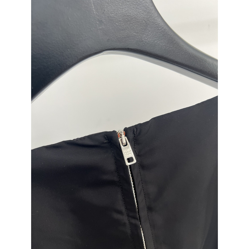 Pra*a re-nylon mini dress black