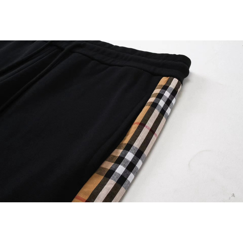 B**rry vintage check panel cotton trackpants