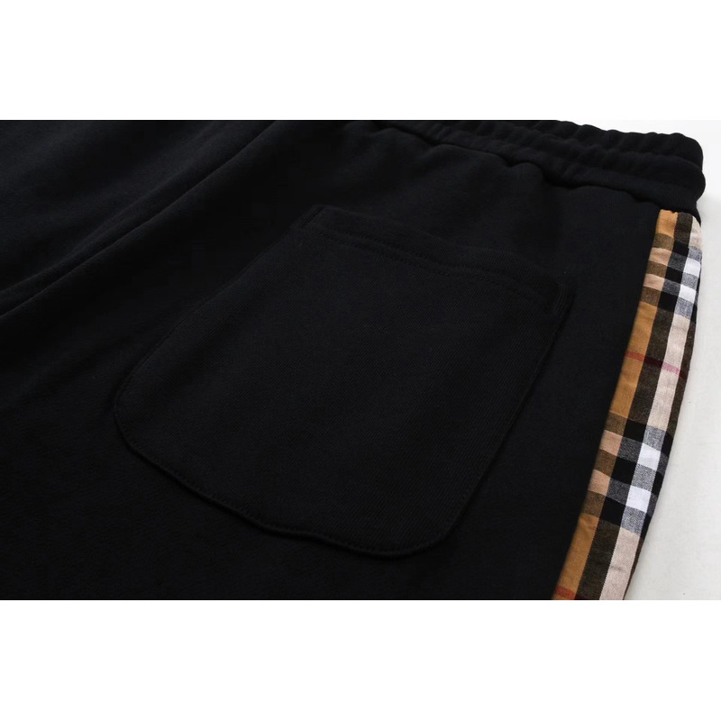 B**rry vintage check panel cotton trackpants