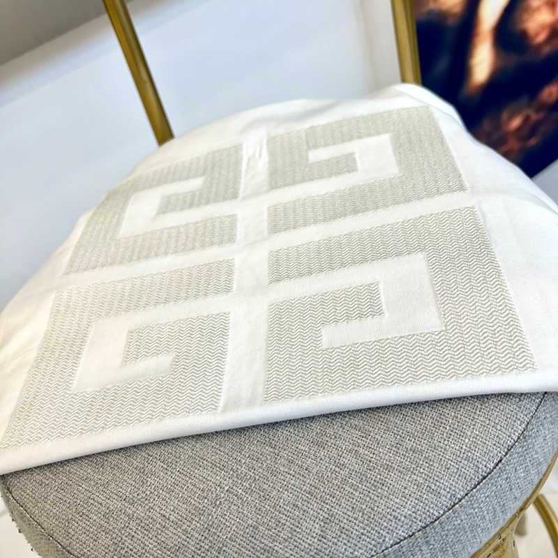 Givenchy Logo Embroidered Cutton T-Shirt White