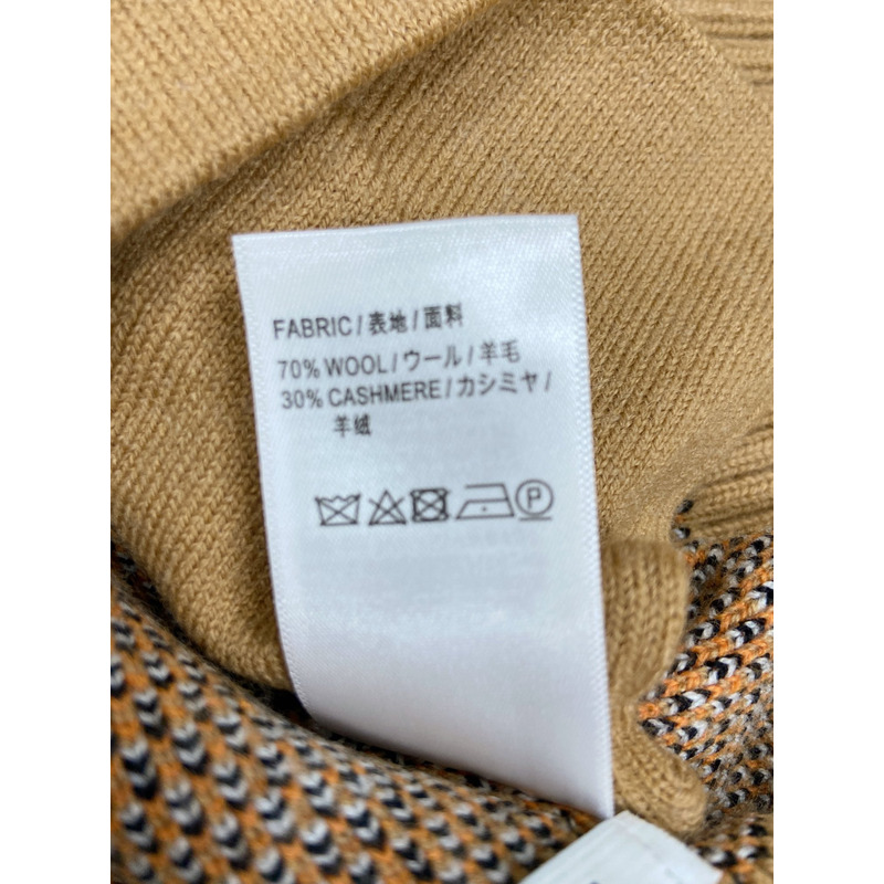B**rry check wool cashmere blend jacket sand