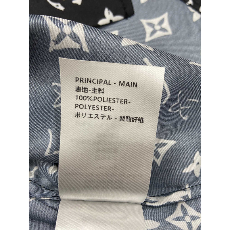 l**is V*t*n night monogram shirt black