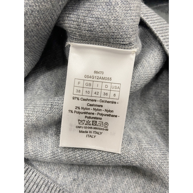 D*or reversible zipped cardigan with hood gray