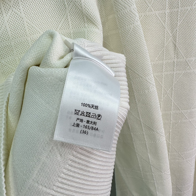 D*or hooded cardigan sweatshirt and sweatpants set white