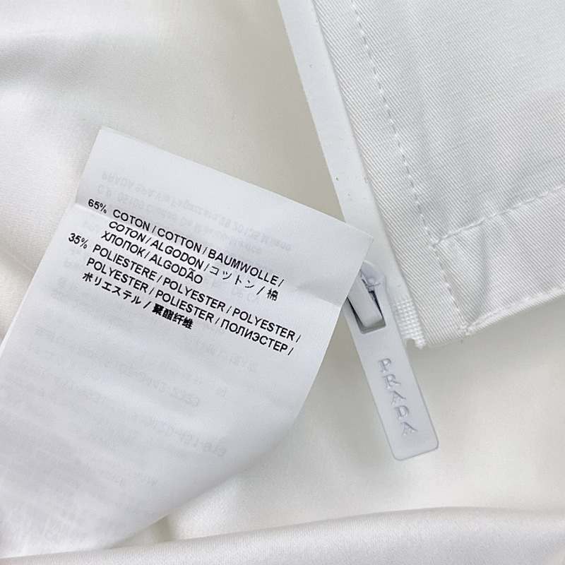 Pra*a ripstop hooded windbreaker in white