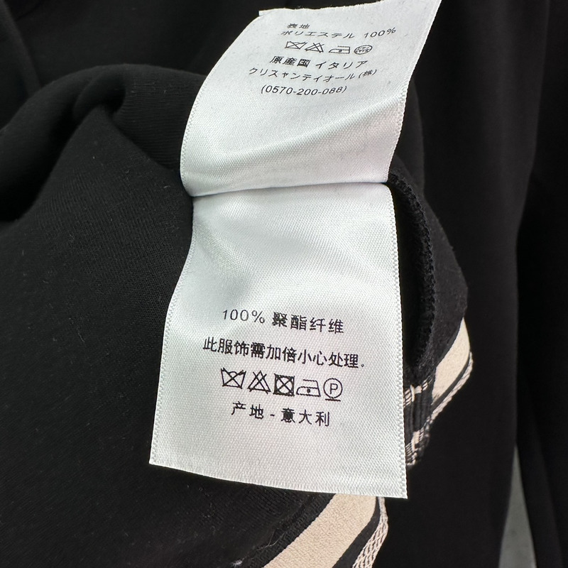 D*or ch**an D*or cd logo hoodie tracksuit in black