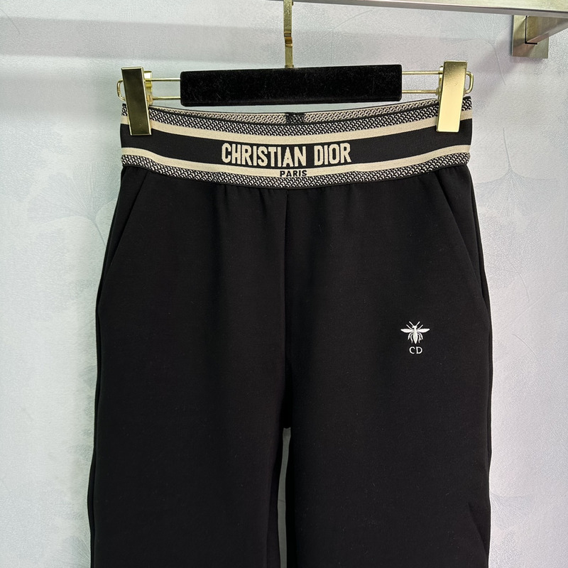 D*or ch**an D*or cd logo hoodie tracksuit in black