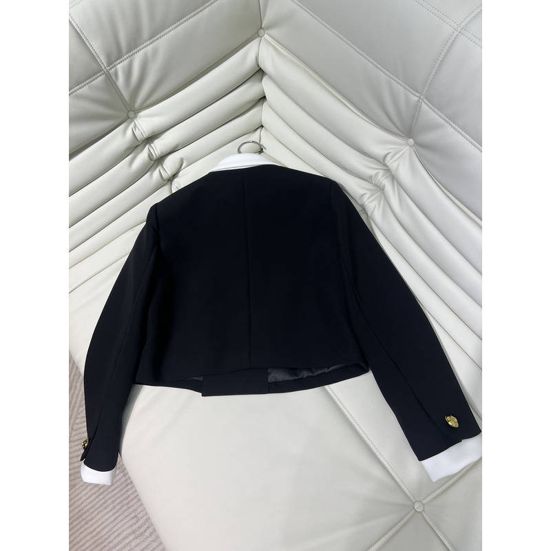 Ce**e cotton coat and skirt black