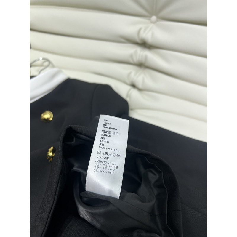 Ce**e cotton coat and skirt black