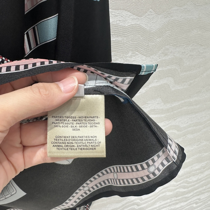 H**mes lettres equestres shirt black