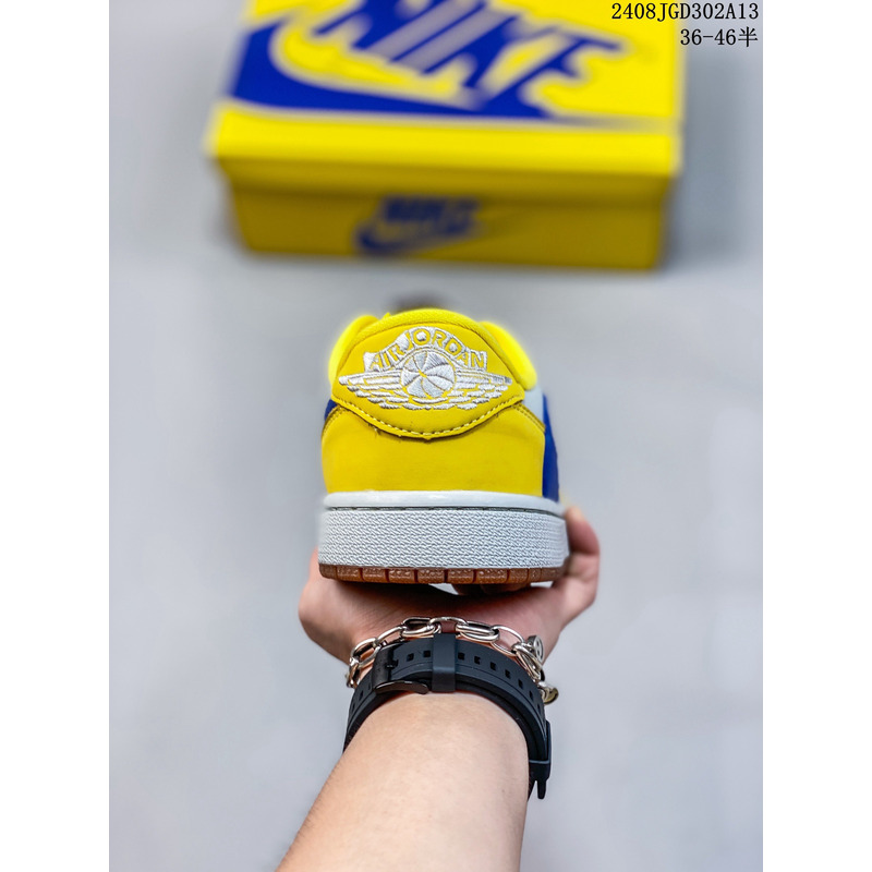 Travis Scott X Air Jordan 1 Low Og Aj1 Yellow Sneaker