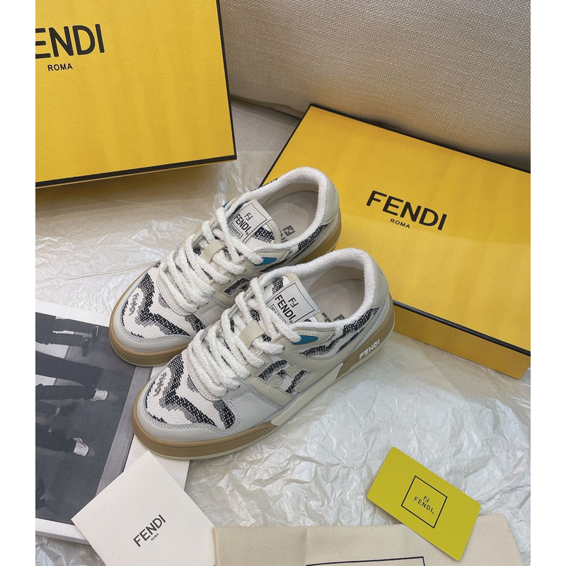 F**di match sneakers white