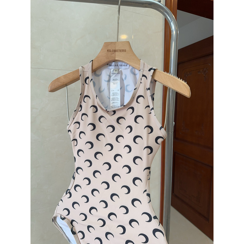Marineserre Moon Print One Piece Swimsuit