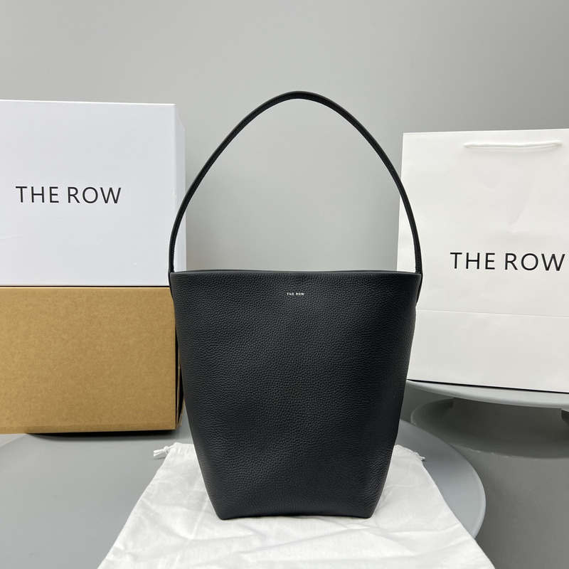 the row park medium N0*H-south tote bag in black