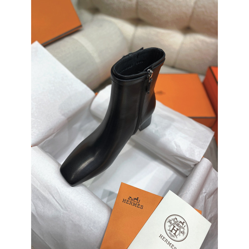 Hermès Imperial 50 Ankle Boot In Black