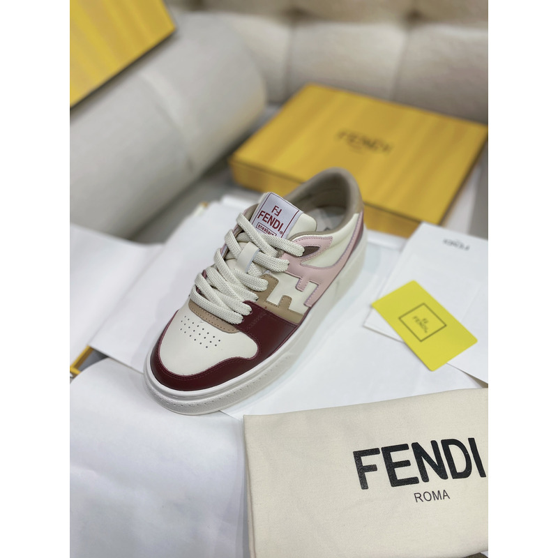 F**di match chinese valentine’s day limited edition platform low-tops multicolor