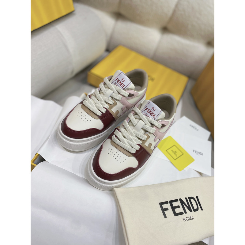 F**di match chinese valentine’s day limited edition platform low-tops multicolor