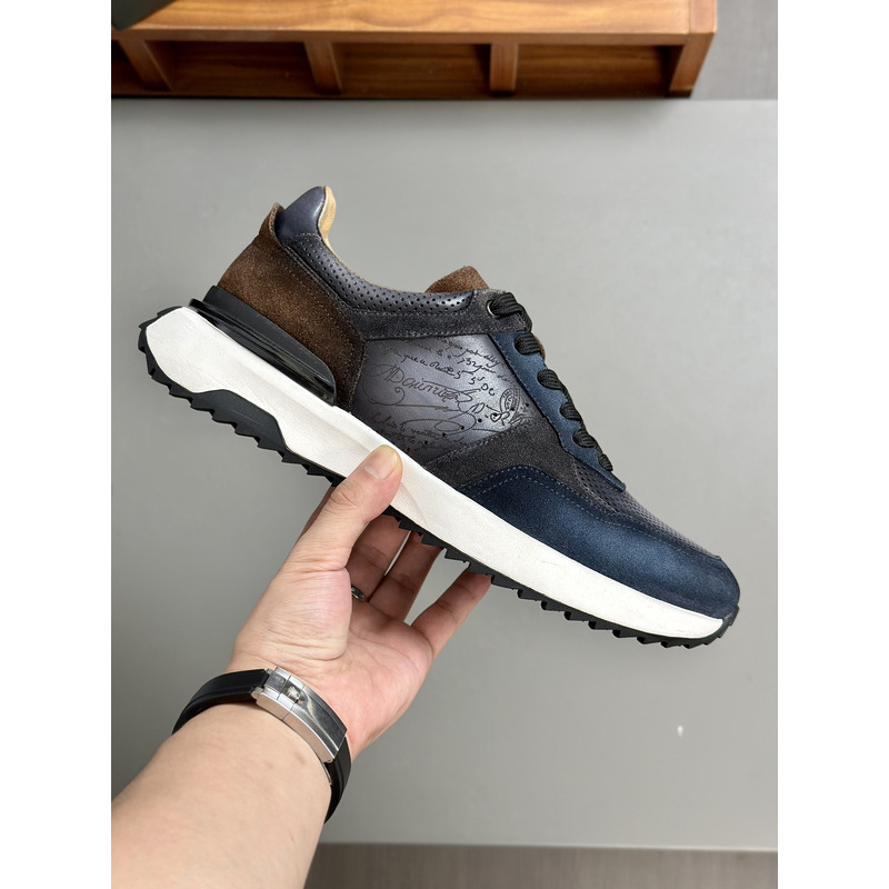 Berluti Astir Athletic Sneaker Blue