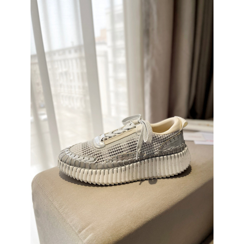 Chloe Nama Sneakers Beige