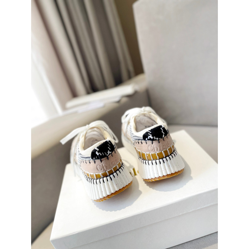 Chloe Nama Sneakers Beige