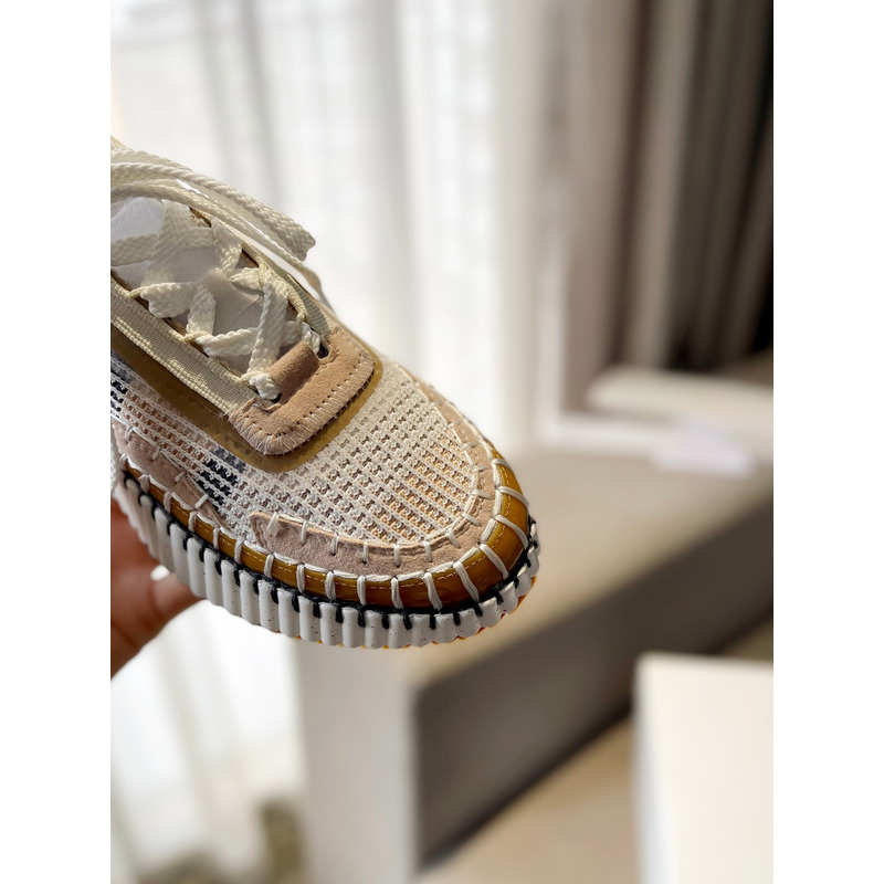 Chloe Nama Sneakers Beige