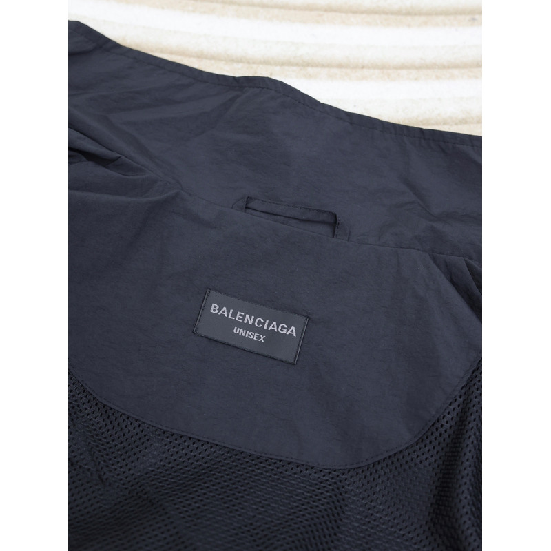 Ba*len*cia*ga logo print hoodie black