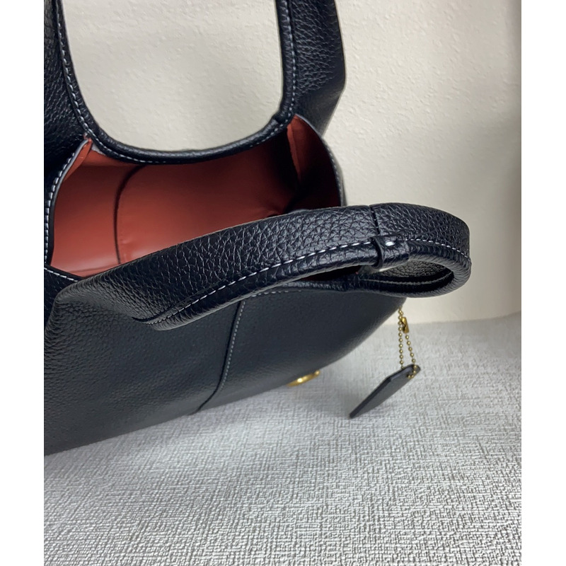 Coach Lana Polished Pebble Leather Shoulder Bag