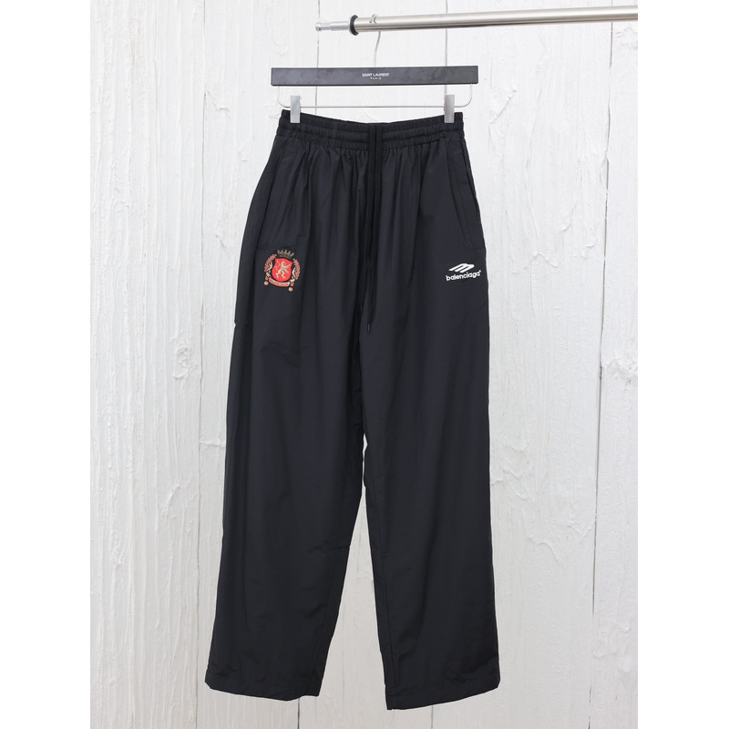 Ba*len*cia*ga soccer tracksuit pants in black