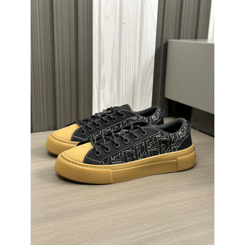 D*or and stone island b33 sneaker black  and brown