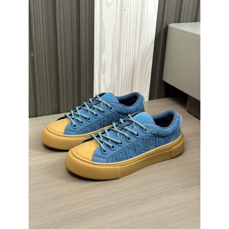 D*or and stone island b33 sneaker blue and brown