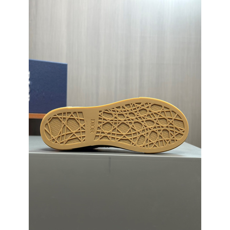 D*or and stone island b33 sneaker sliver and brown