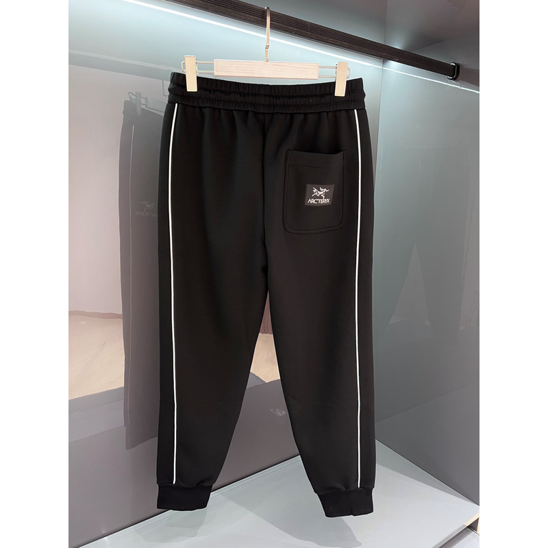 Arcteryx Logo Print Zip-up Tracksuits Black&White