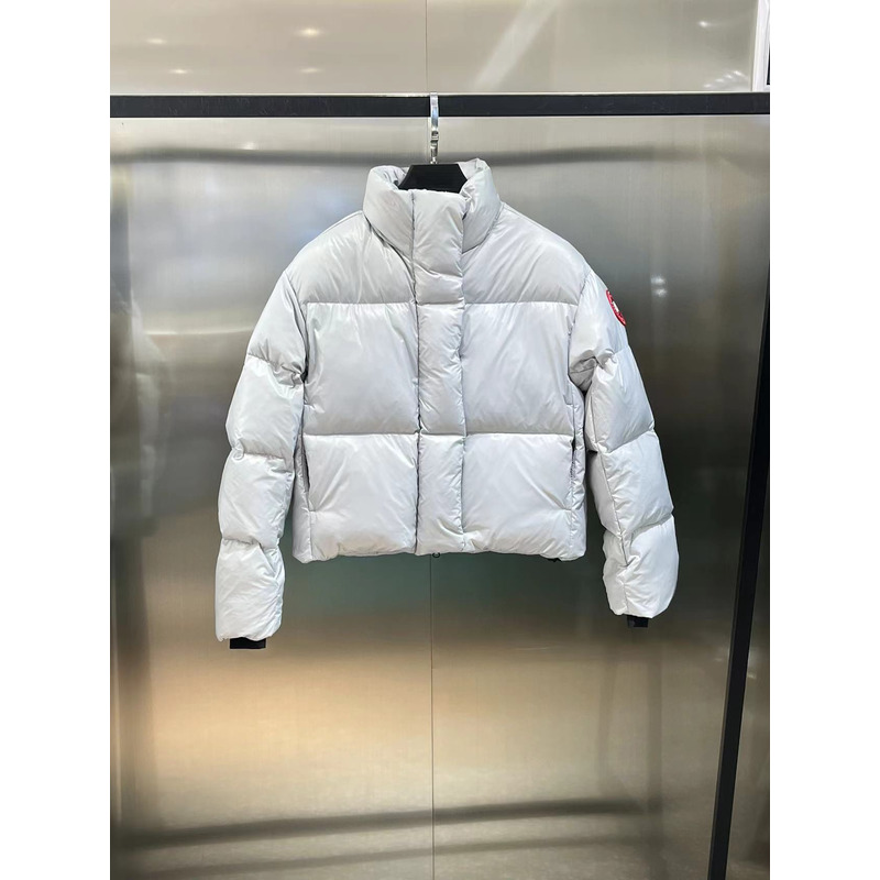 CanadaGoose Cypress Cropped Puffer White