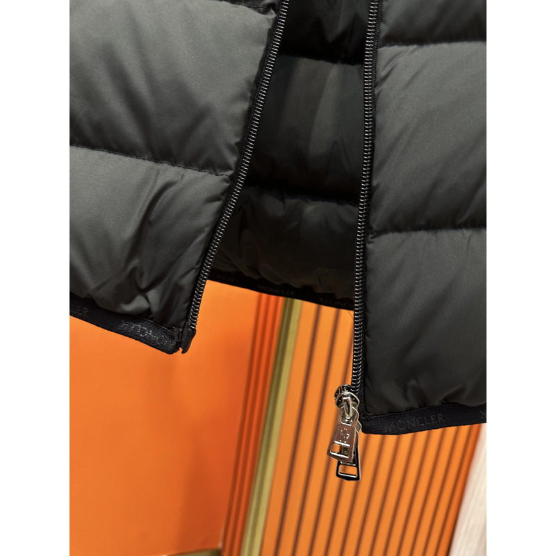 Moncler Contrin Down Vest In Black