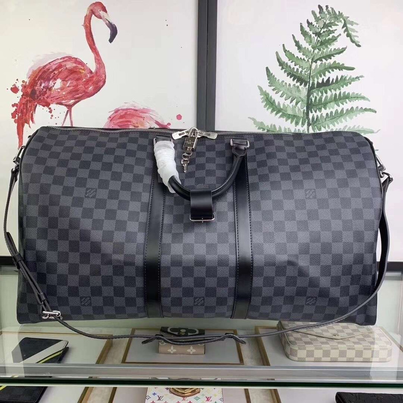 l**is V*t*n keepall bandouliere damier graphite 55