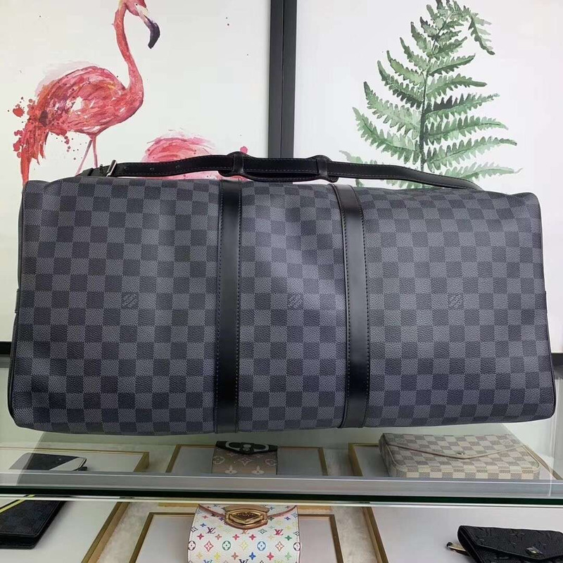 l**is V*t*n keepall bandouliere damier graphite 55