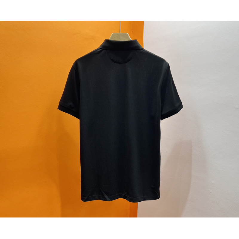Tom Ford Embroidered Logo Polo Shirt Black