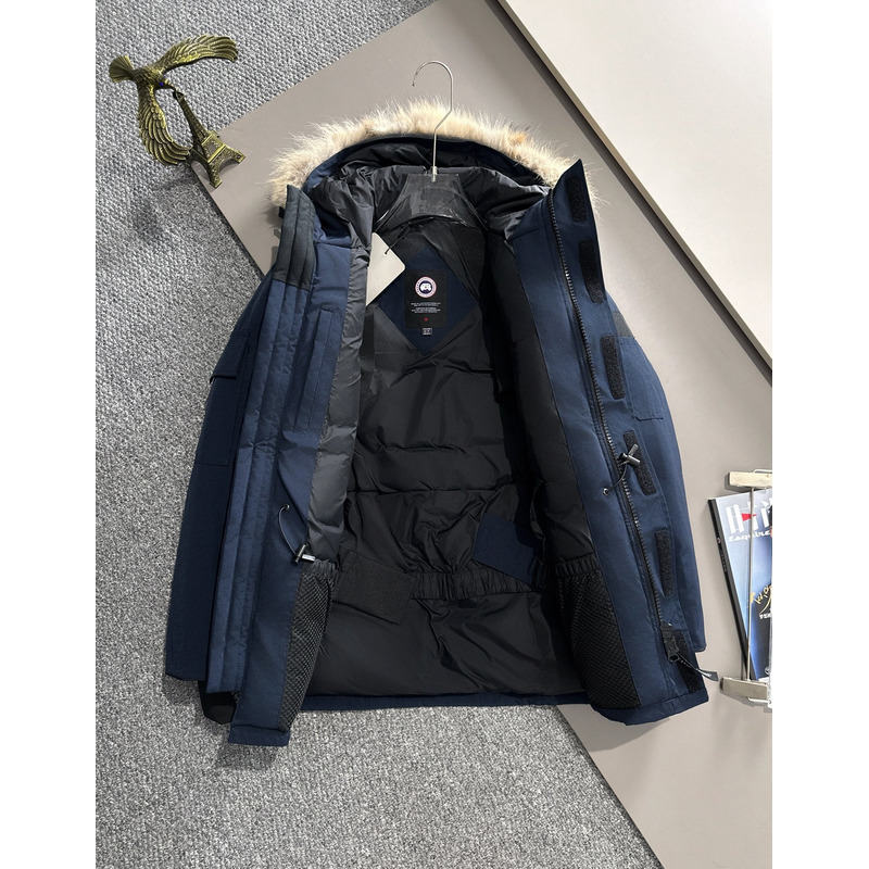 CanadaGoose Youth PBI Expedition Parka Dark Blue
