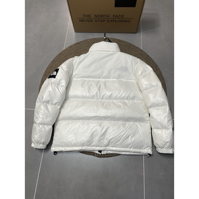 the n0*h F**e nuptse down jacket white