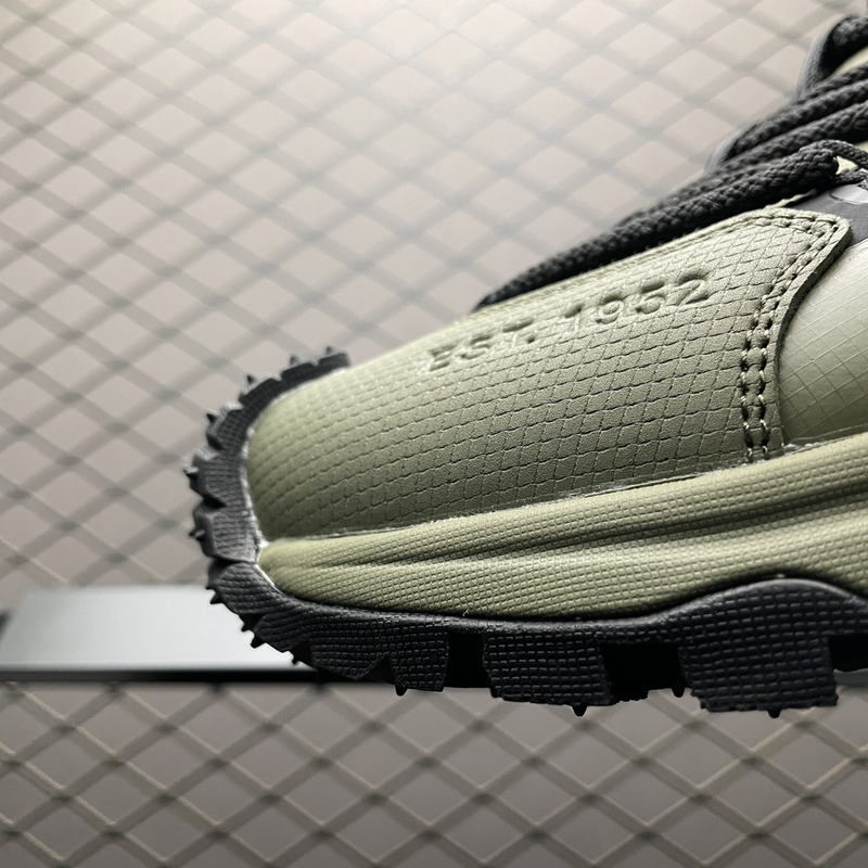 Moncler Trailgrip Lite2 Logo Print Ripstop And Rubber Sneakers Light Green