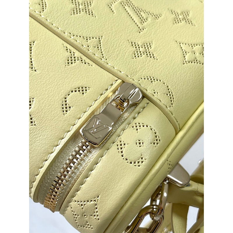 l**is V*t*n vanity chain pouch in yellow