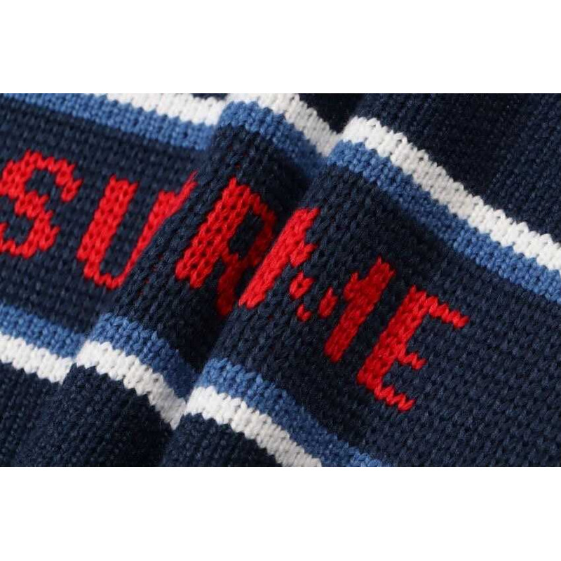 S*p*e S*p*e chest stripe sweater navy