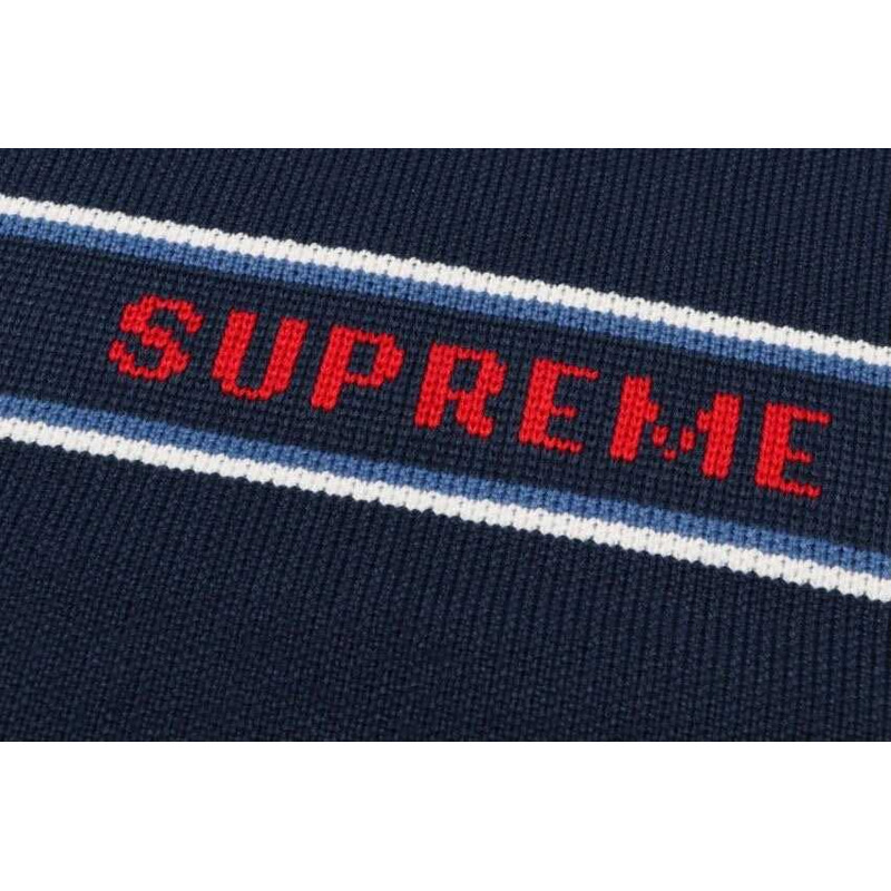 S*p*e S*p*e chest stripe sweater navy