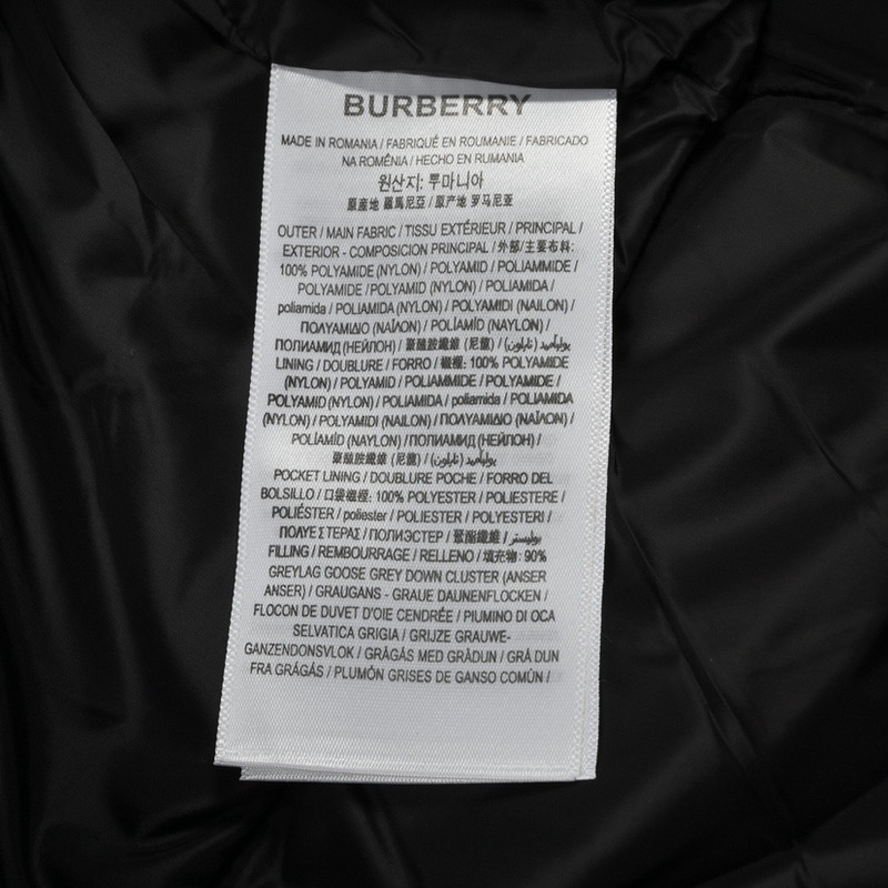 B**rry down jacket in padded nylon black