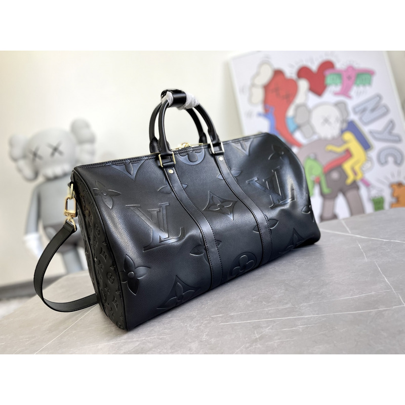 l**is V*t*n keepall 45 bandouliere empreinte giant black