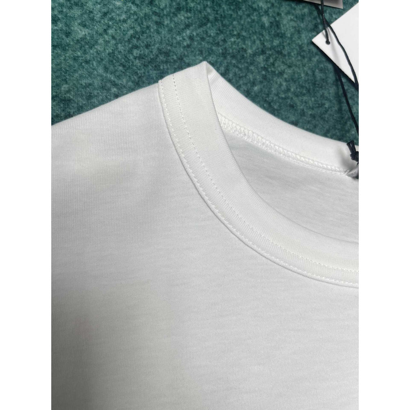 D*or relaxed-fit t-shirt white cotton jersey